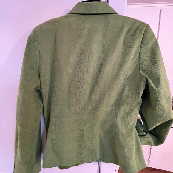 Gelco Retro blazer Kelly Green snakeskin print, SIZE 10. - Picture 9 of 9
